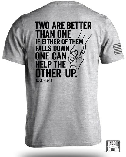 Motivational Graphic T-Shirt Two Are Better Than One product type
