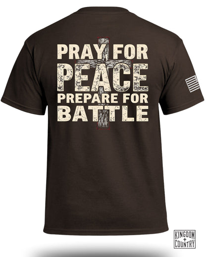 Pray For Peace Prepare For Battle T-shirt product