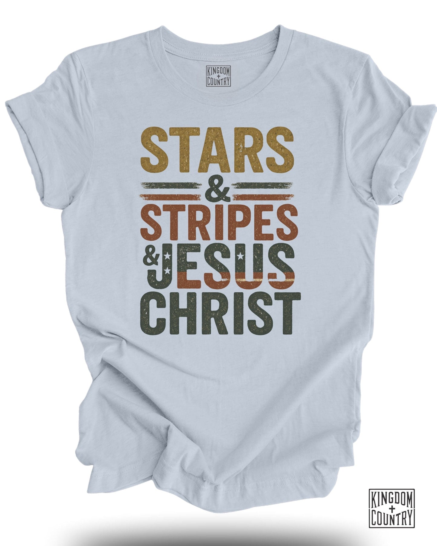 Stars Stripes and Jesus Christ T-shirt product