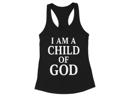 I Am A Child Of God Statement Tank Top Product