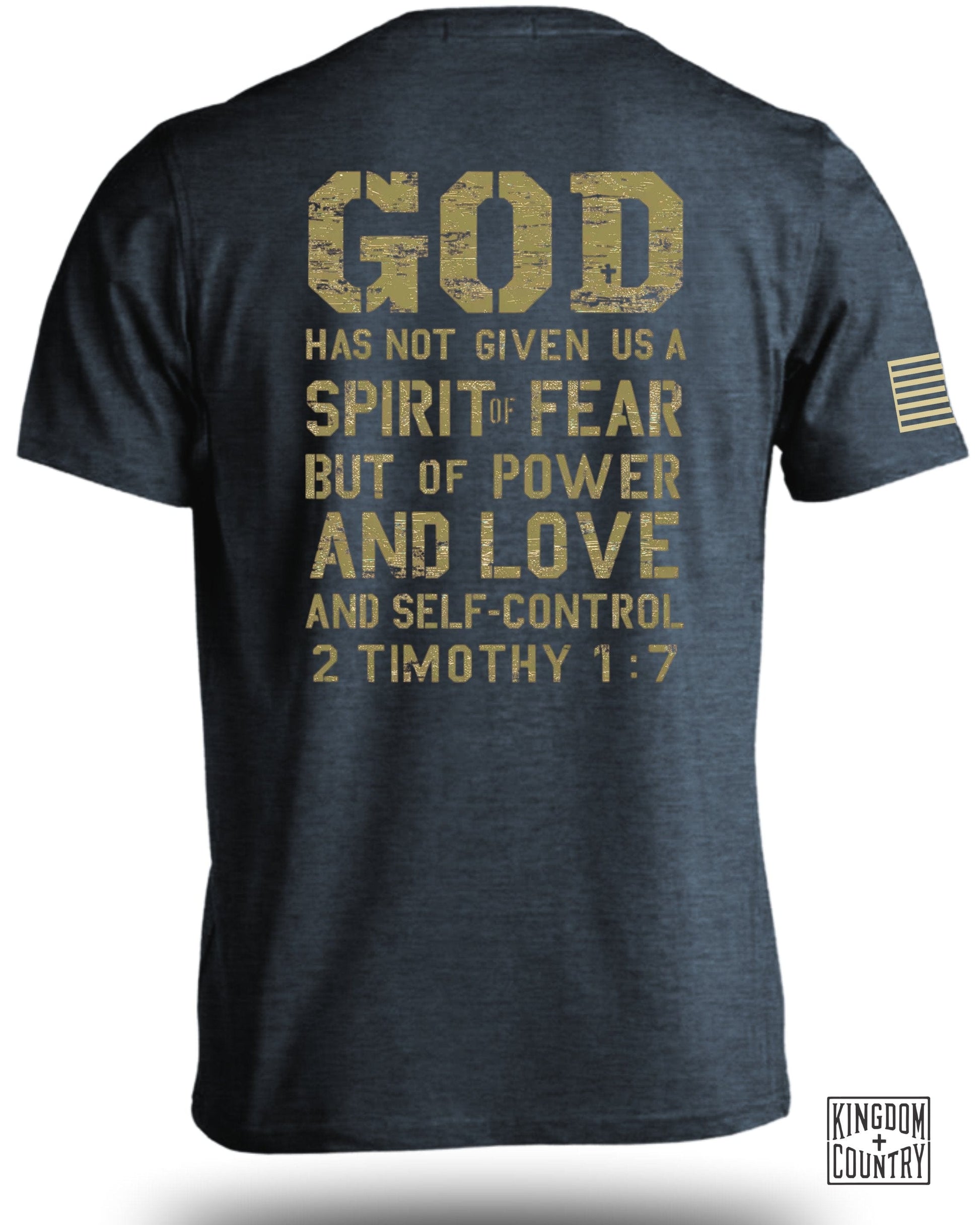 Inspirational God Quote 2 Timothy 1 7 T-shirt product