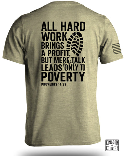 All Hard Work Brings Profit Proverbs 14 23 shirt product