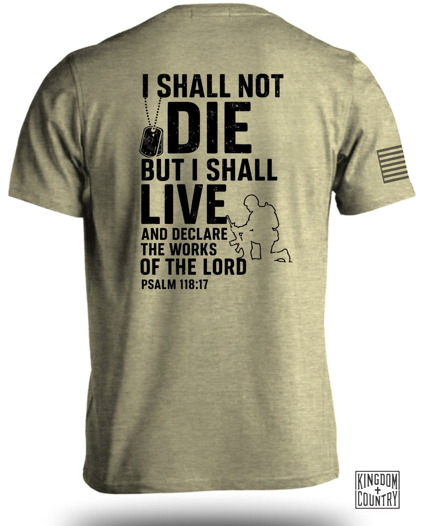 I Shall Not Die But I Shall Live Declare Works T-shirt product