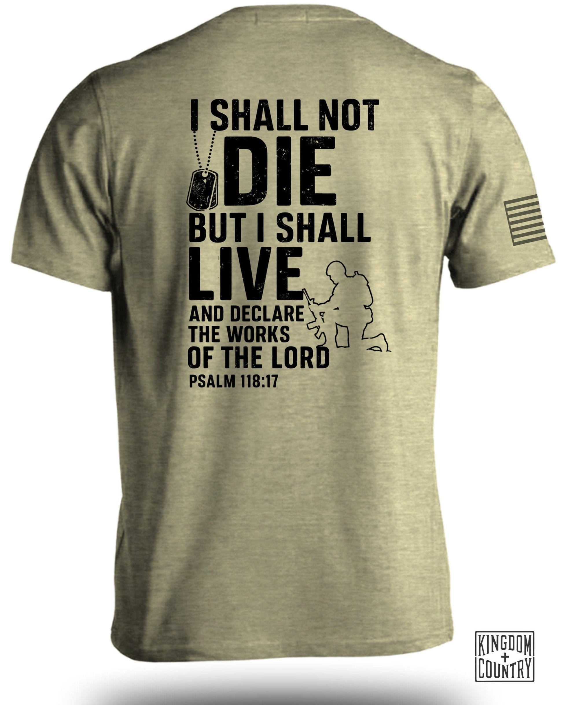 I Shall Not Die But I Shall Live Declare Works T-shirt product