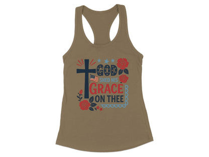 God Shed His Grace on Thee Cross Tank Top Product