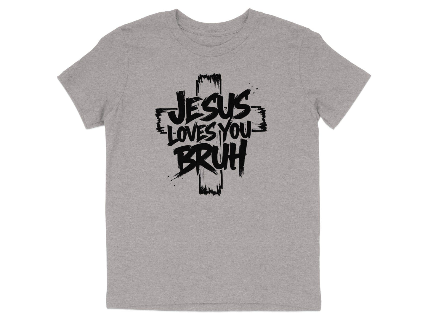 Jesus Loves You Bruh Graphic T-Shirt