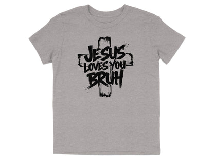 Jesus Loves You Bruh Graphic T-Shirt