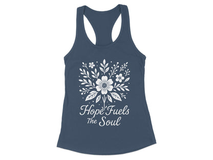 Hope Fuels The Soul Floral Racerback Tank product type