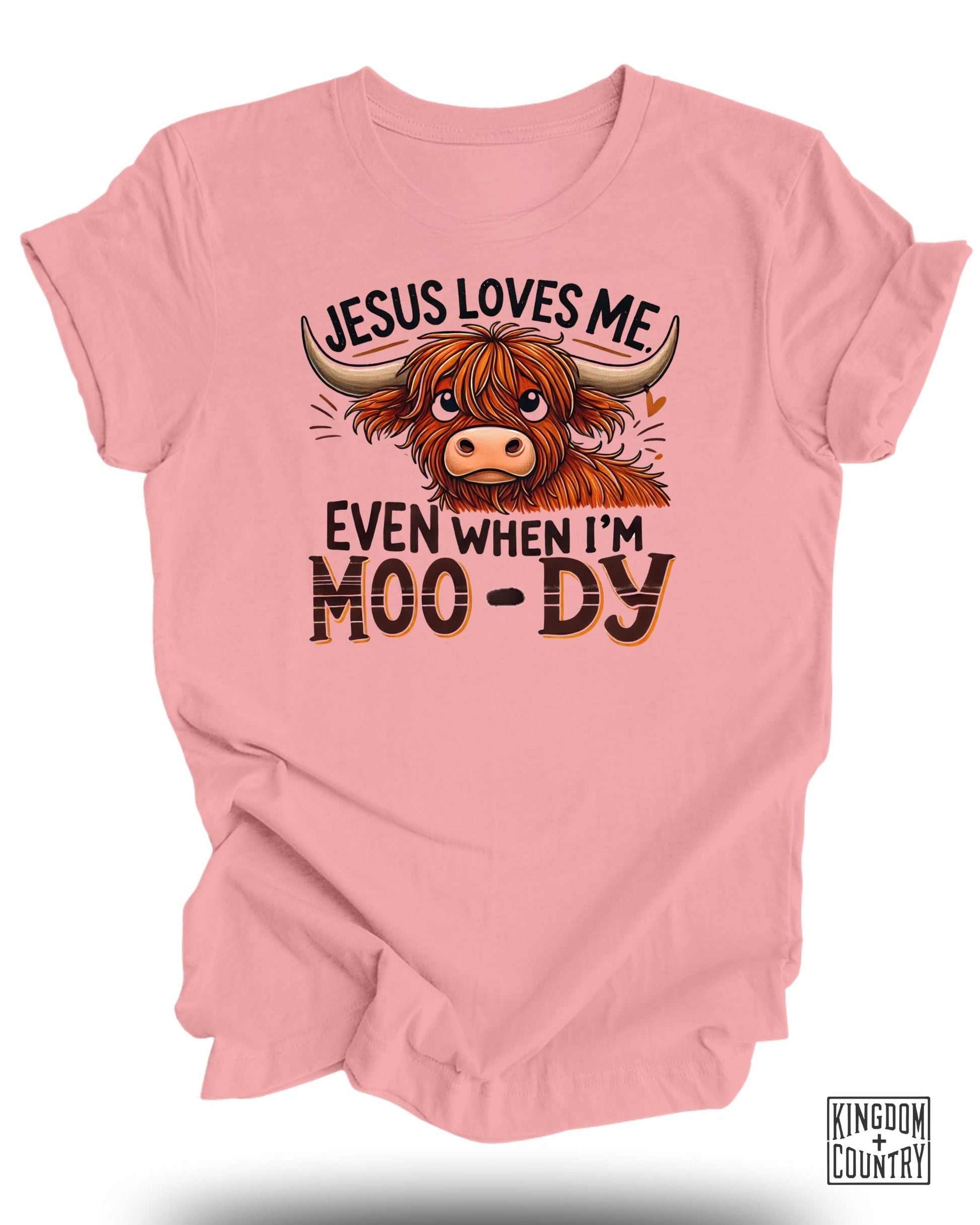 Jesus Loves Me Even When Im Moo-dy T-shirt product type