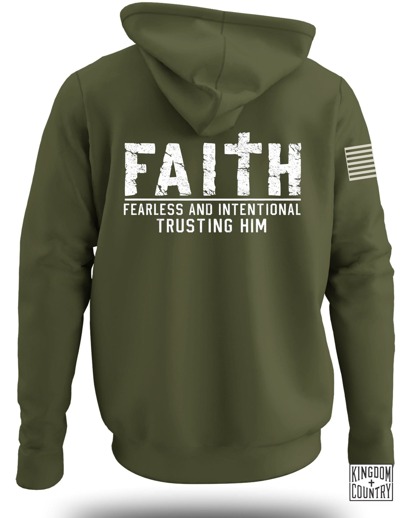 Faith Fearless Intentional Trusting Him Hoodie product
