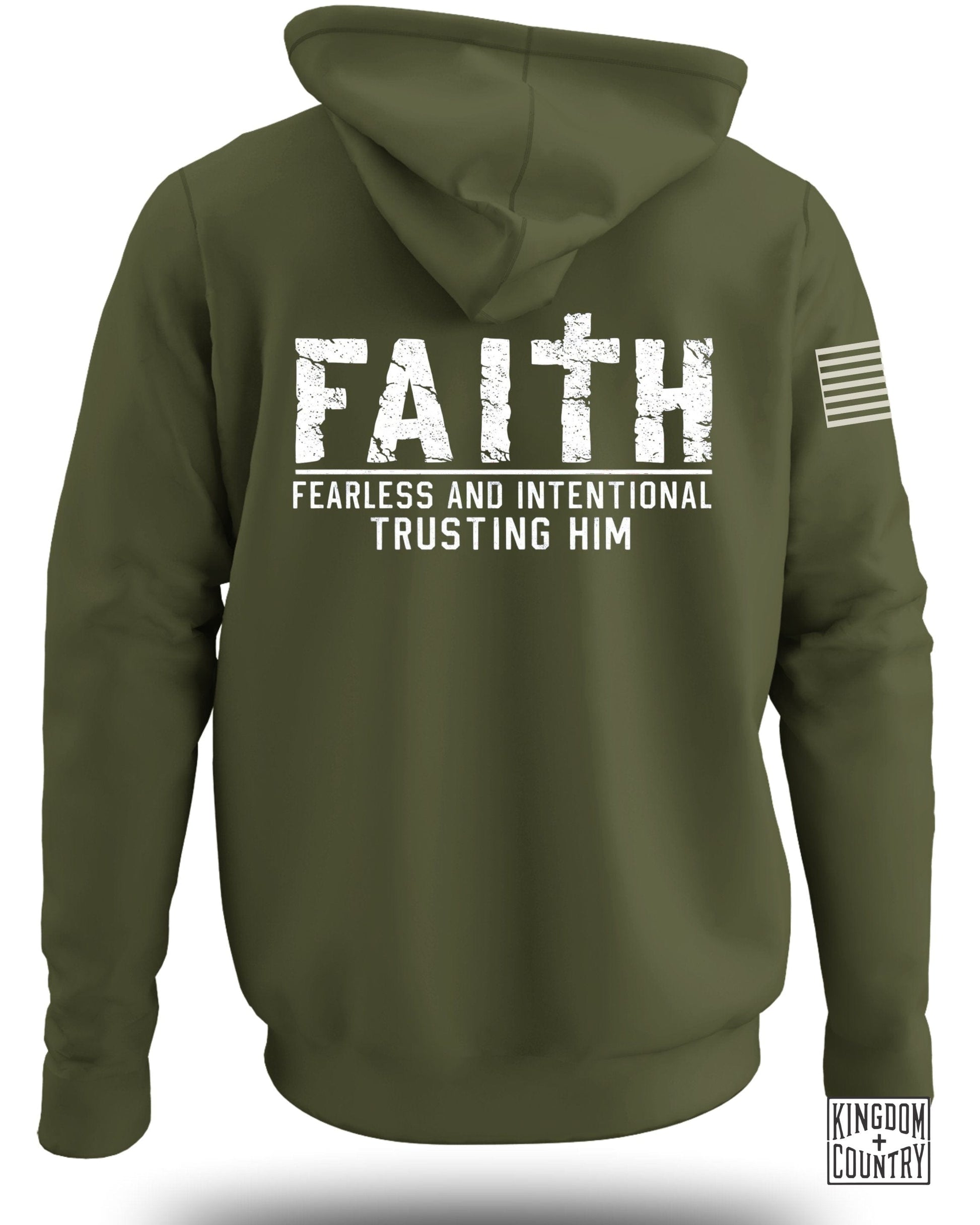 Faith Fearless Intentional Trusting Him Hoodie product