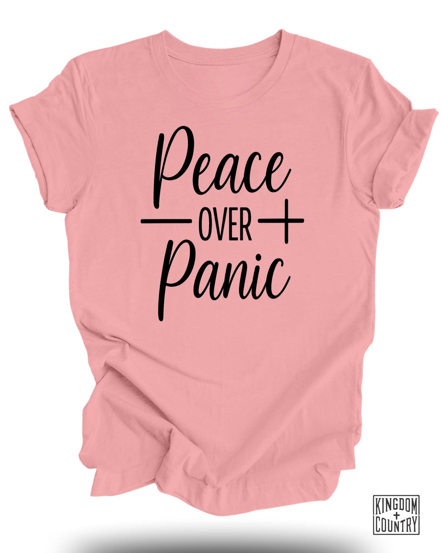 Peace Over Panic Statement Casual Product Type