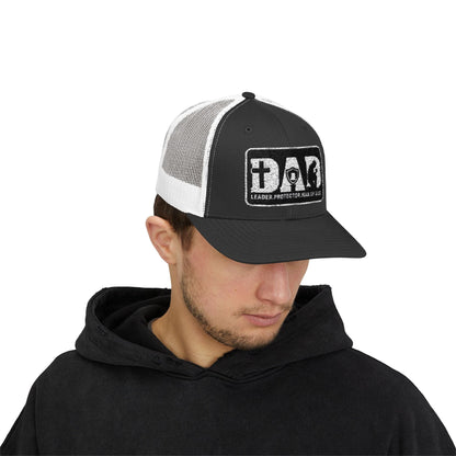 Dad-Leader Protector Man of God Snapback Trucker Cap
