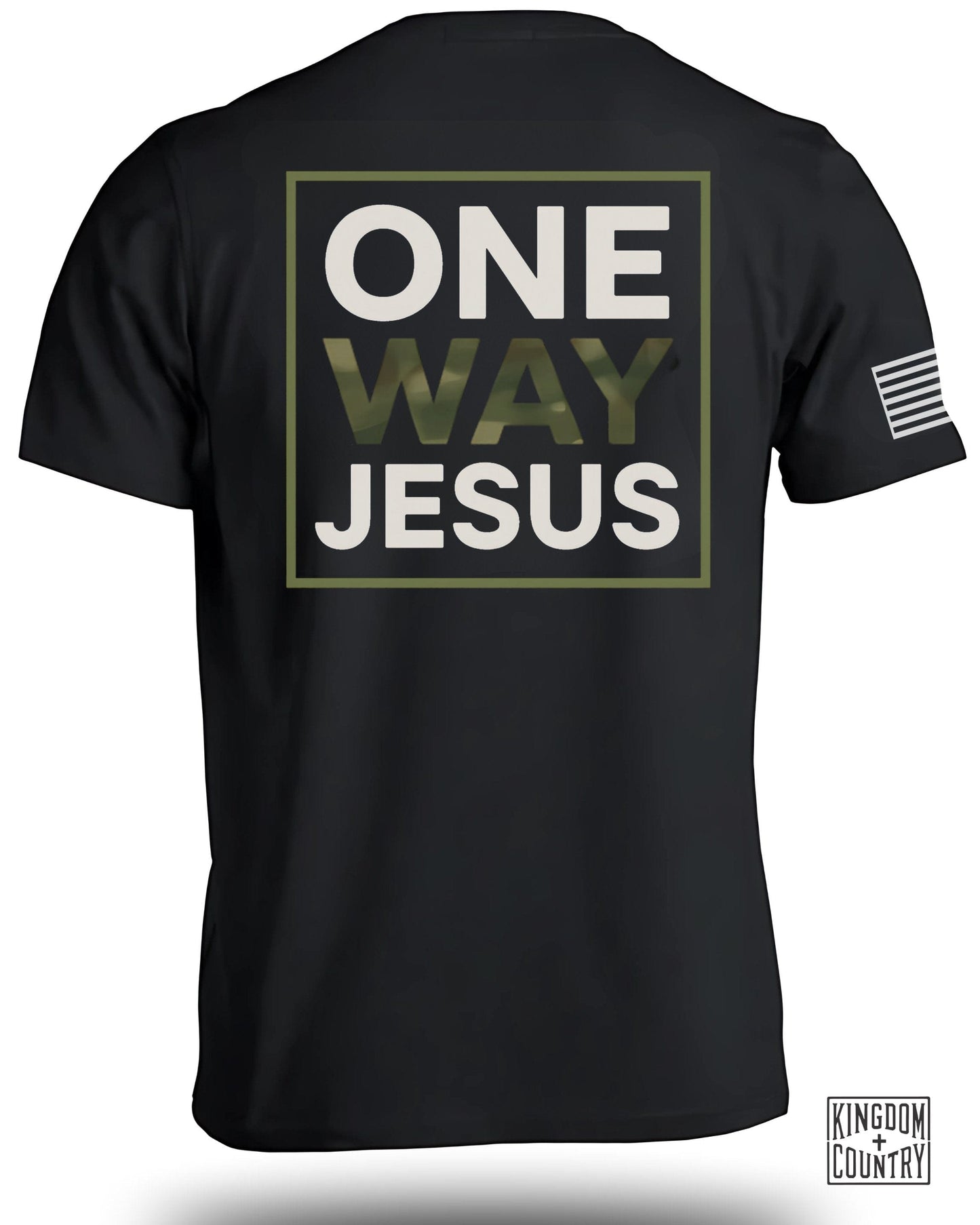 ONE WAY JESUS Graphic Tee Shirt product
