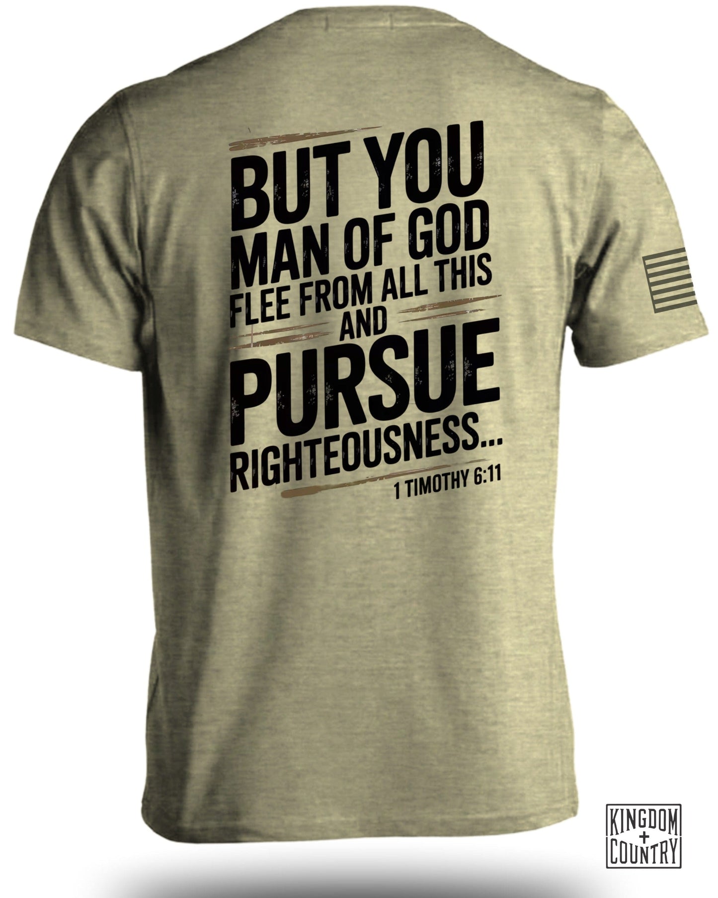 Pursue Righteousness Man of God Inspirational Product