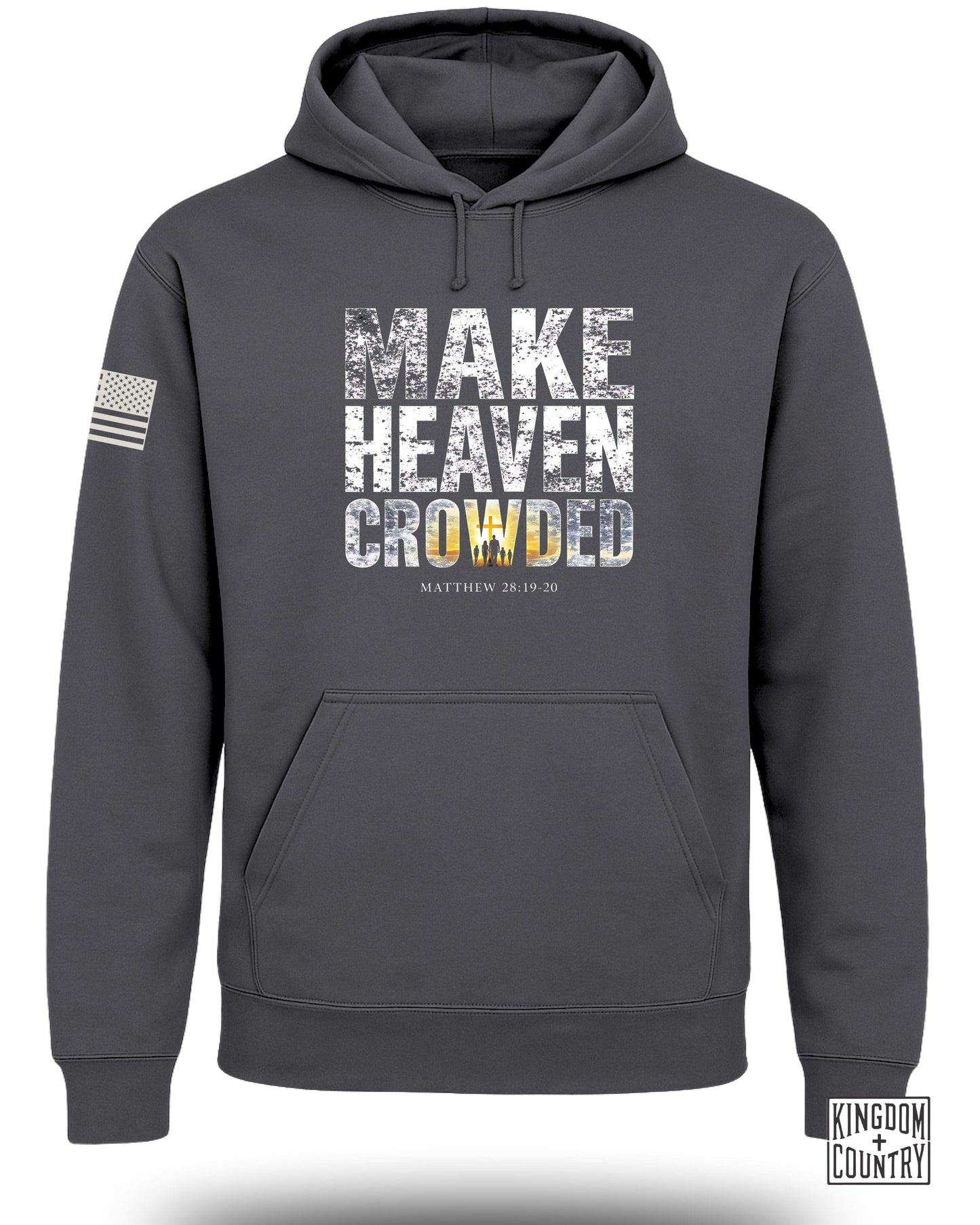 Make Heaven Crowded with Flag Print Hoodie product