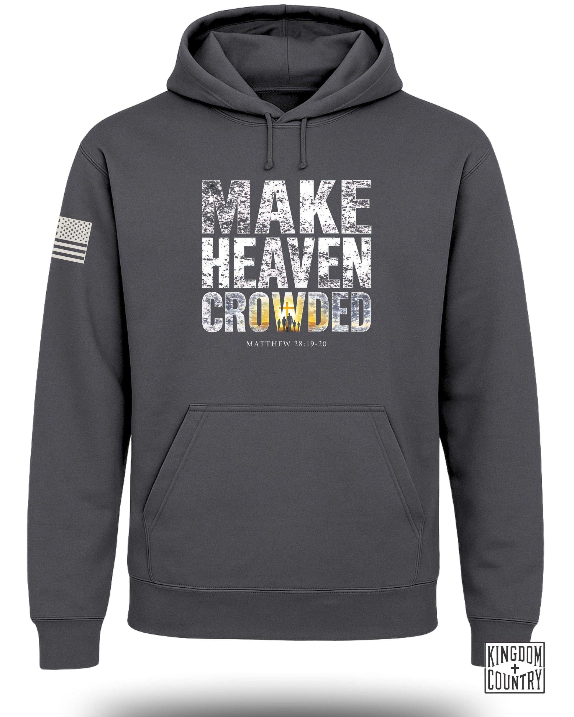 Make Heaven Crowded with Flag Print Hoodie product