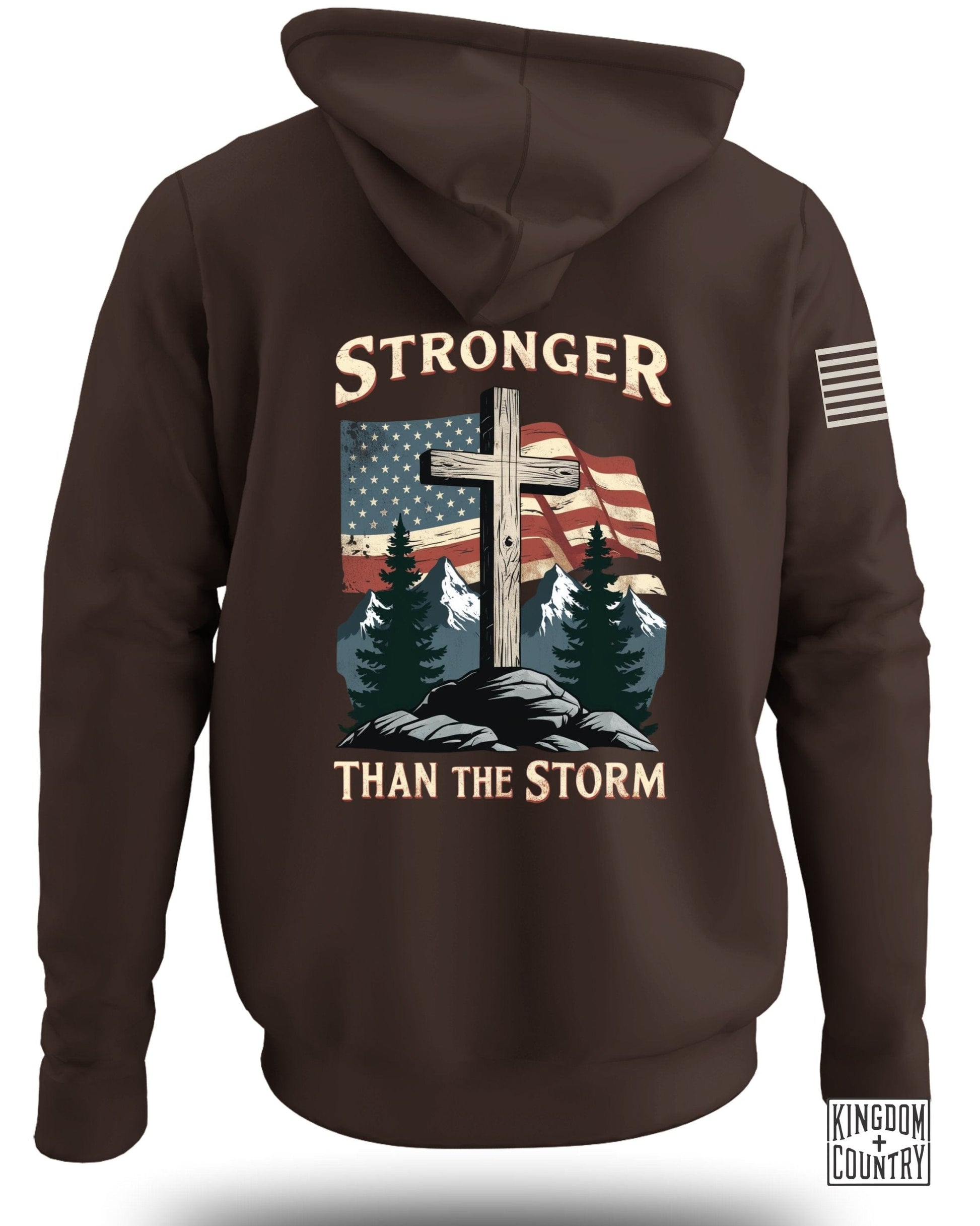 Stronger Than the Storm American Flag Hoodie product