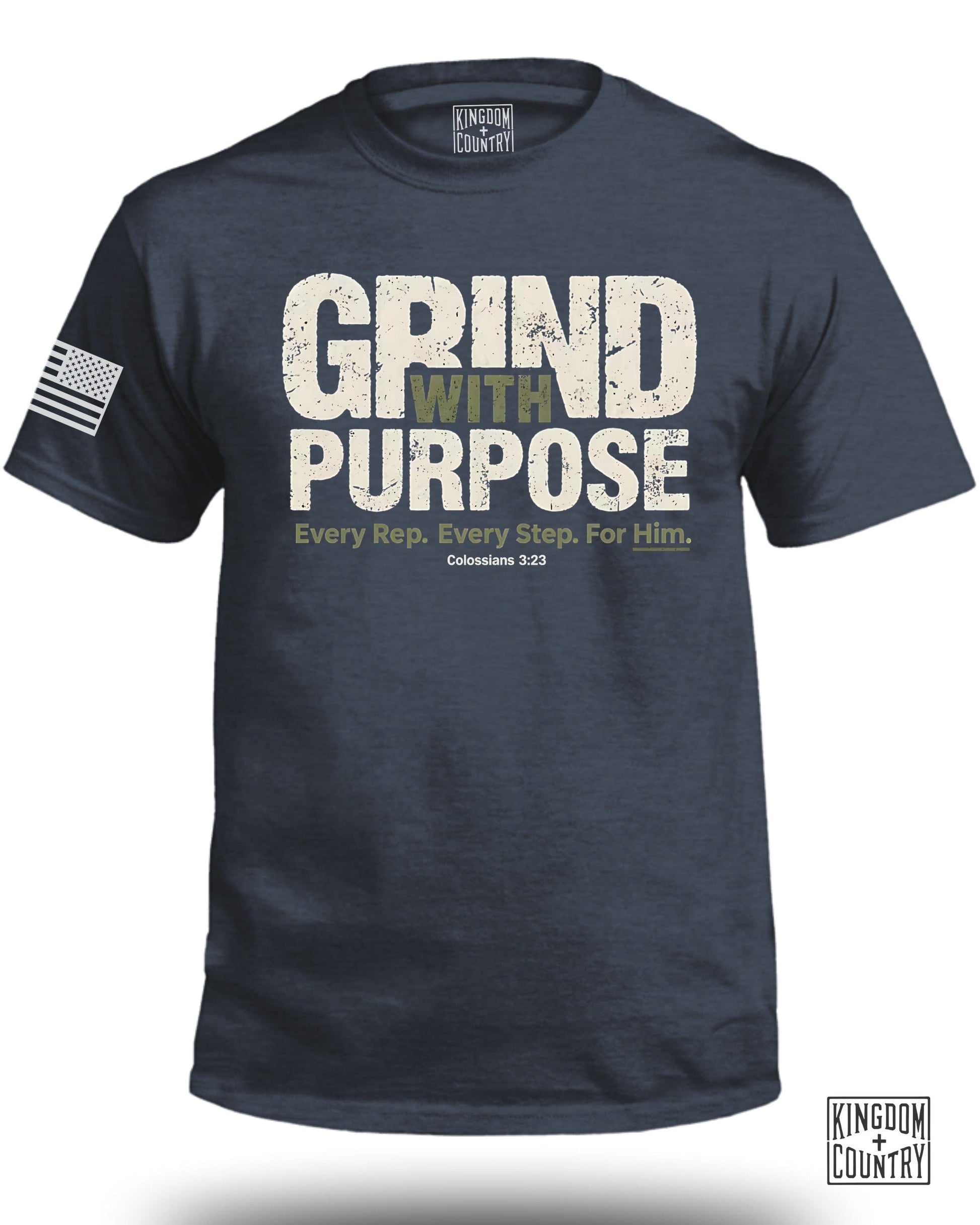 Grind With Purpose Every Step T Shirt product