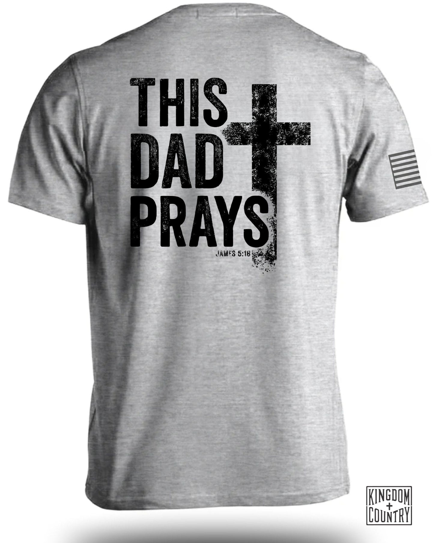 This Dad Prays Christian Faith T-Shirt product