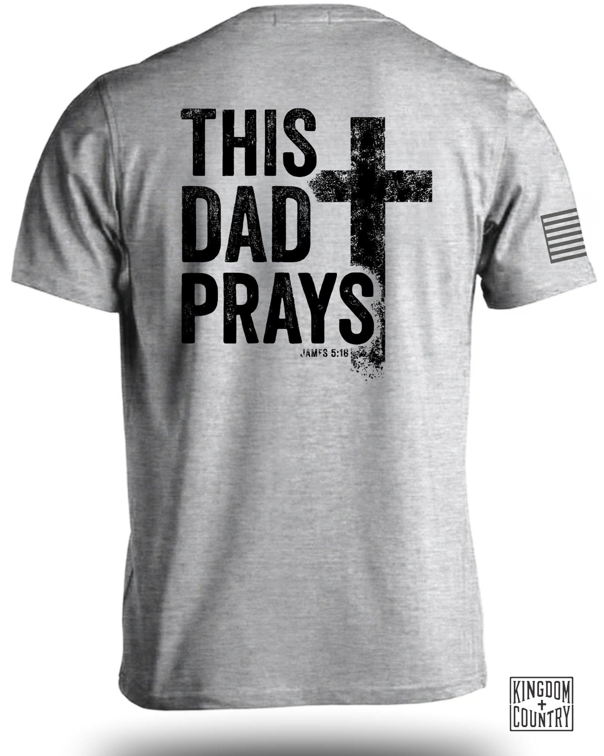 This Dad Prays Christian Faith T-Shirt product