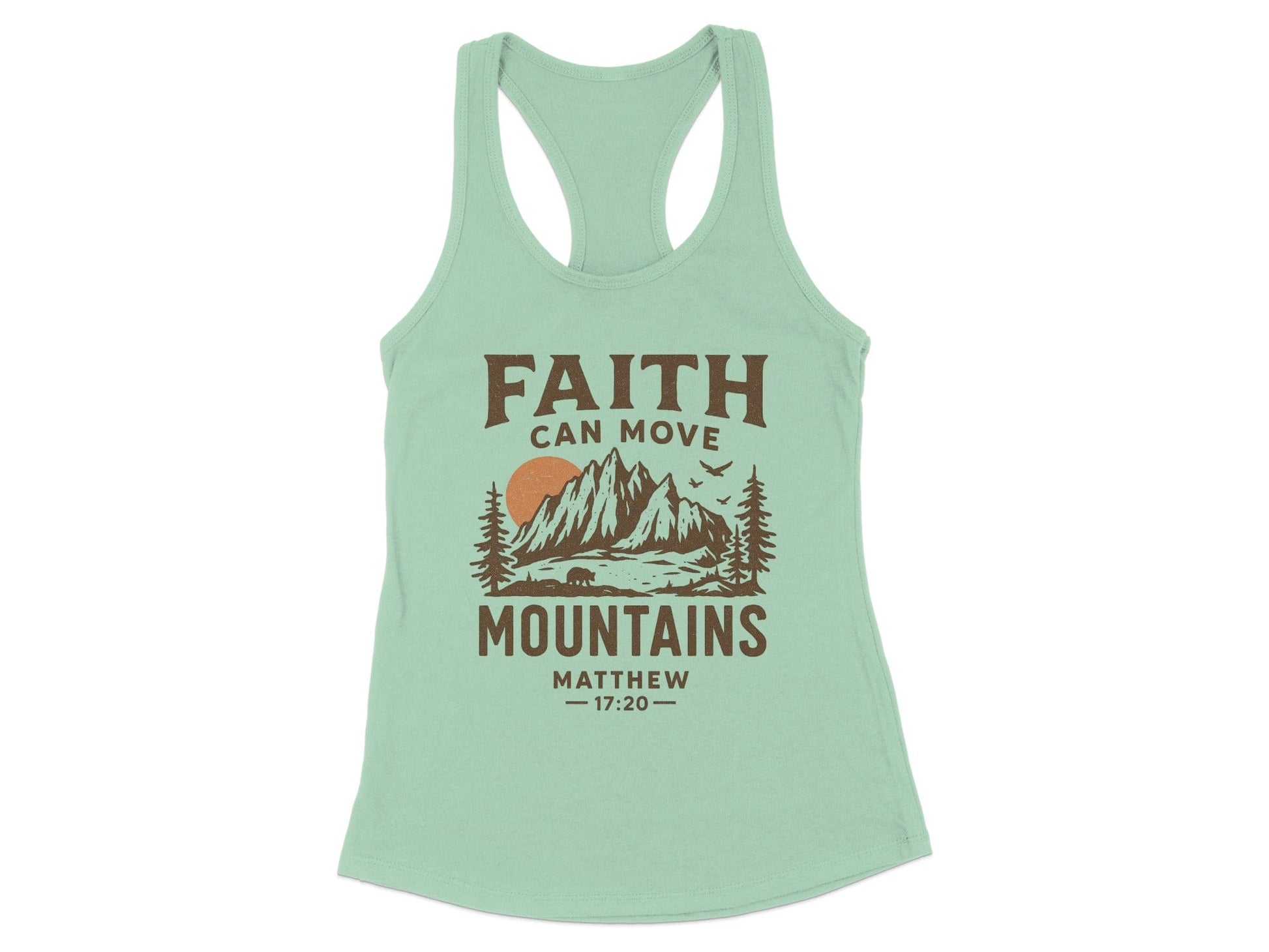 Faith Can Move Mountains Matthew 17:20 Tank Top Product Type