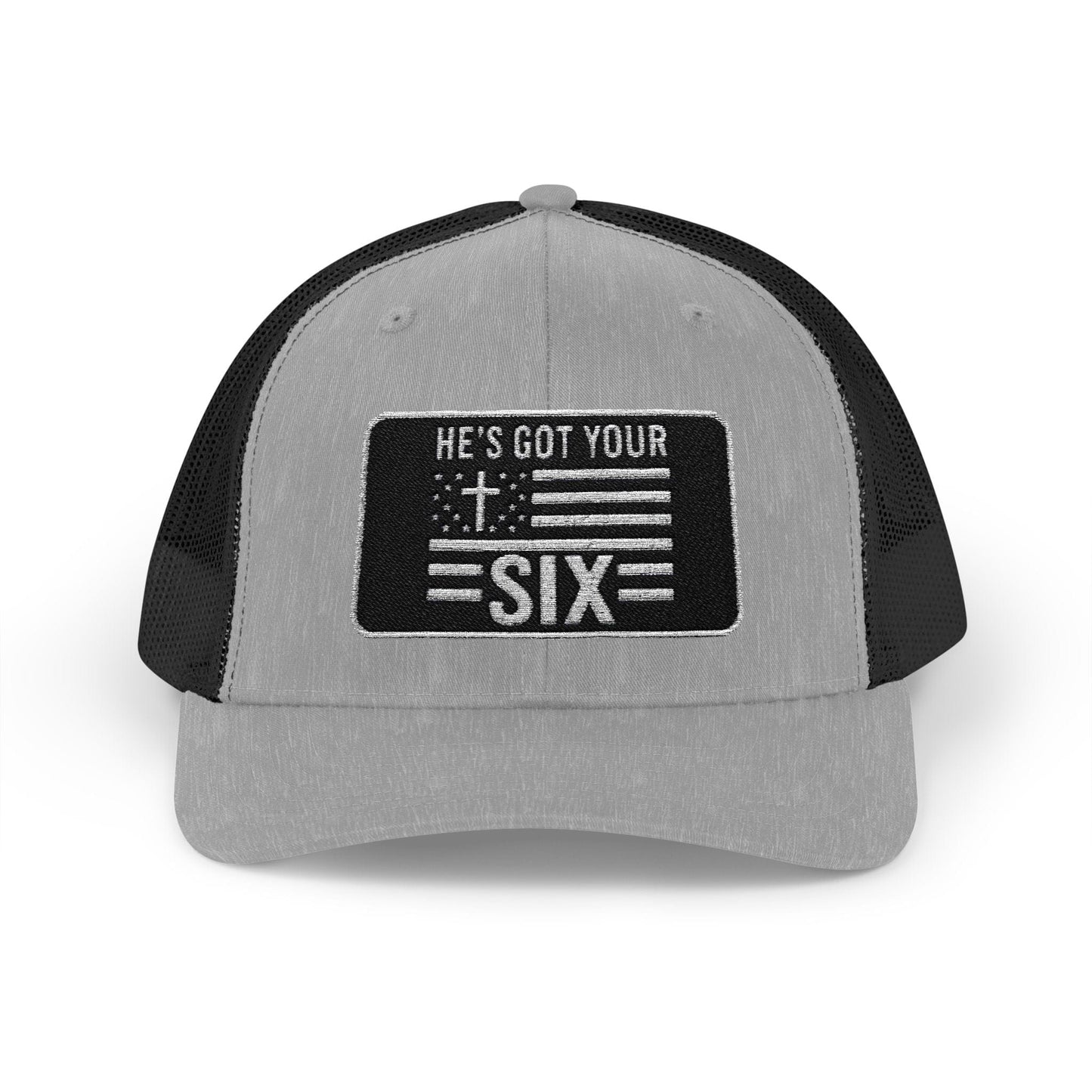 He's Got Your Six Snapback Trucker Cap