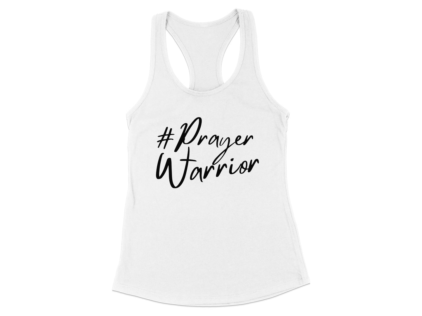 #Prayer Warrior Racerback Tank Top Product