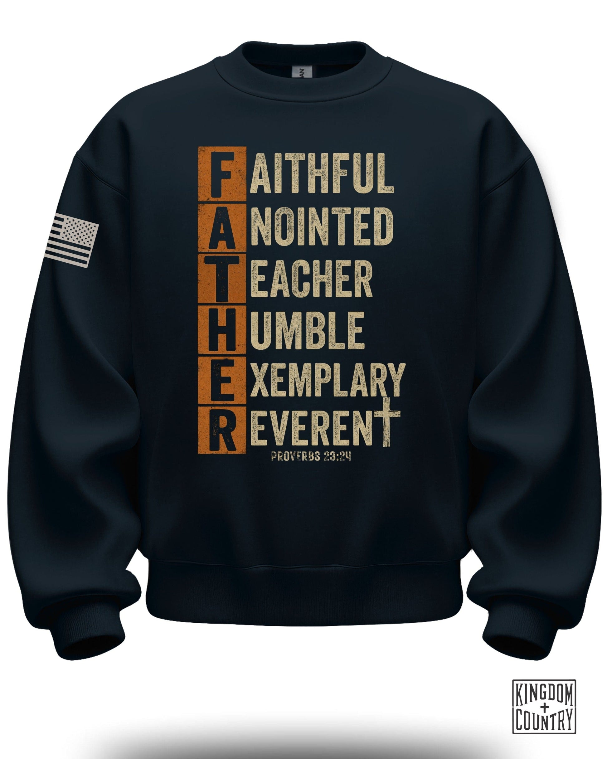 Faithful Anointed Teacher Humble Exemplary Reverent sweatshirt