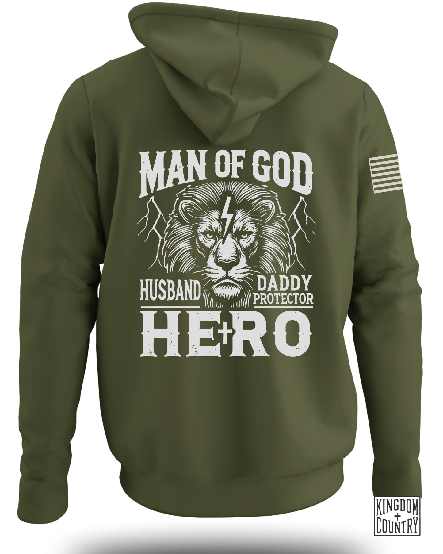 Man of God Hero Husband Daddy Protector Hoodie product
