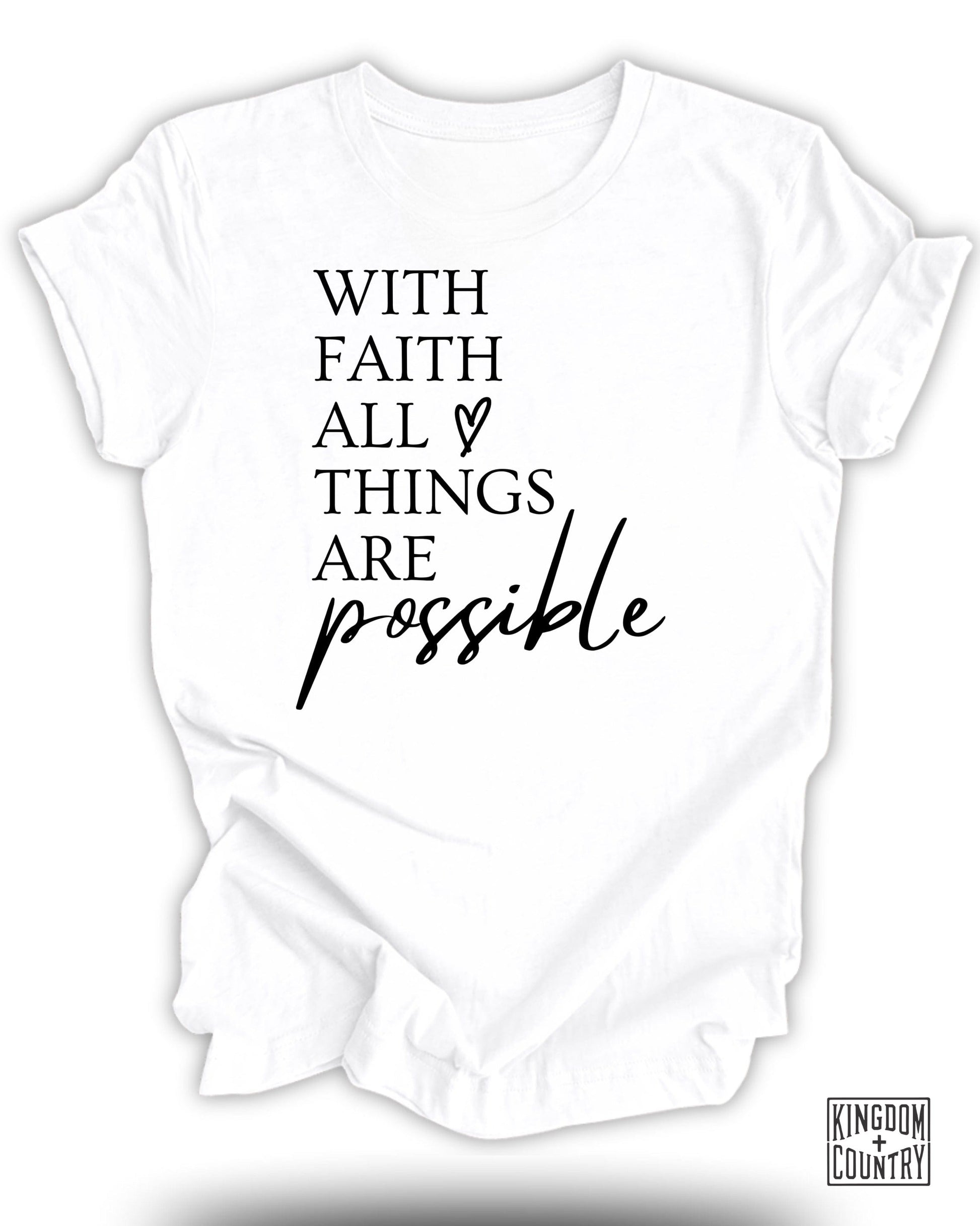 Inspirational With Faith All Things Possible product type