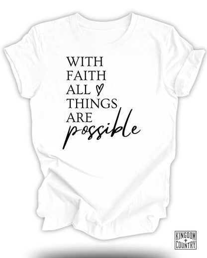 Inspirational With Faith All Things Possible product type