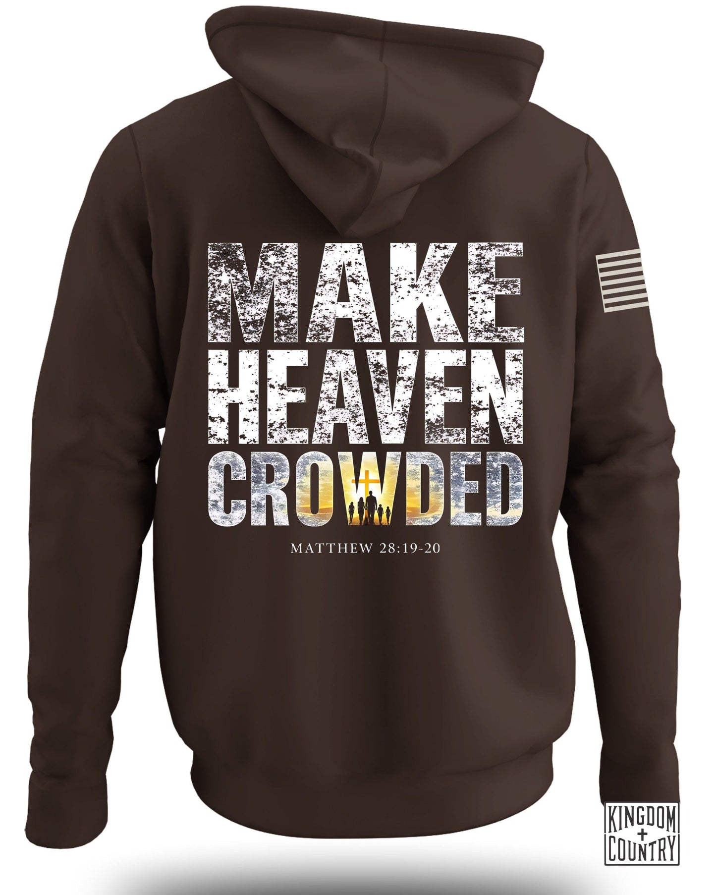 Make Heaven Crowded Inspirational Hoodie product