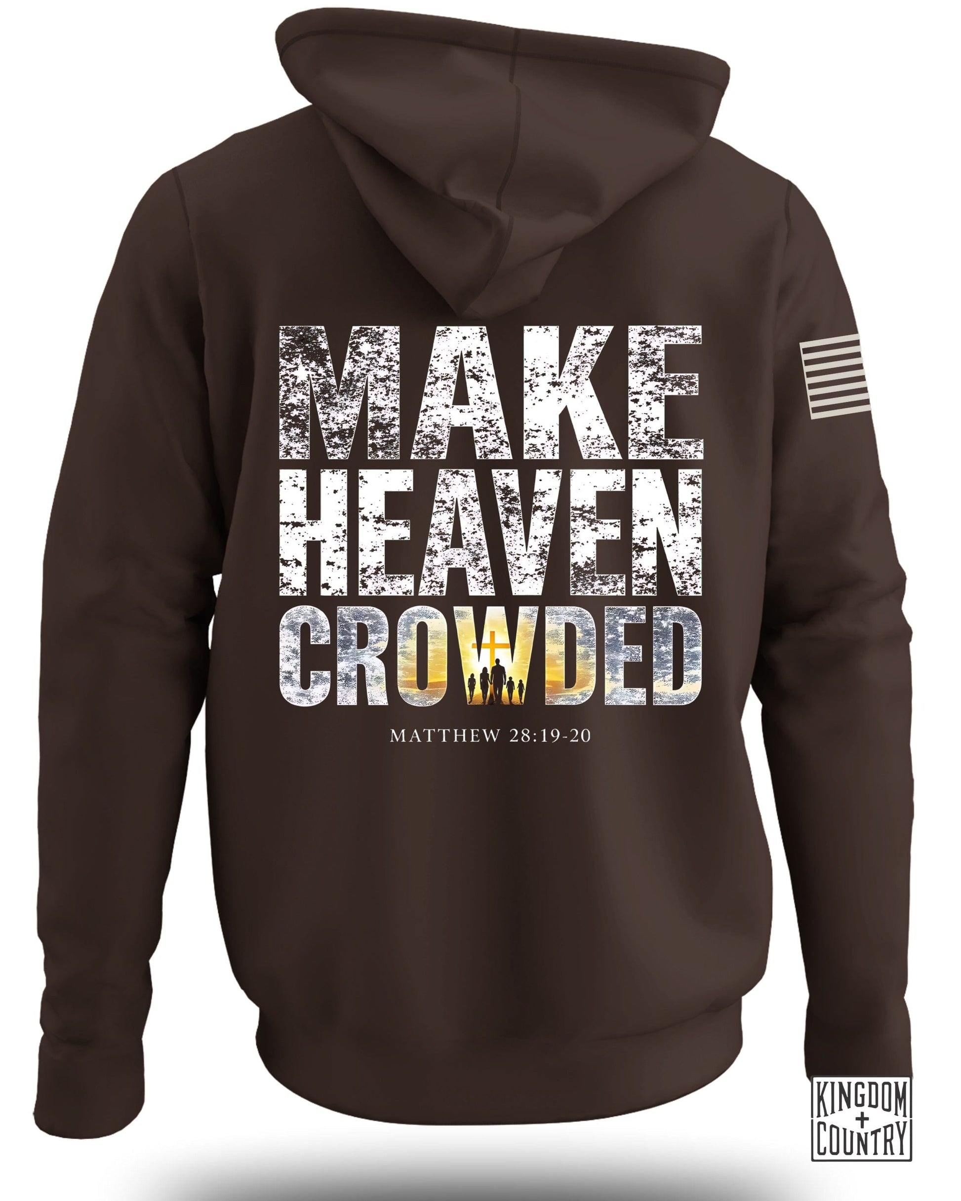 Make Heaven Crowded Inspirational Hoodie product