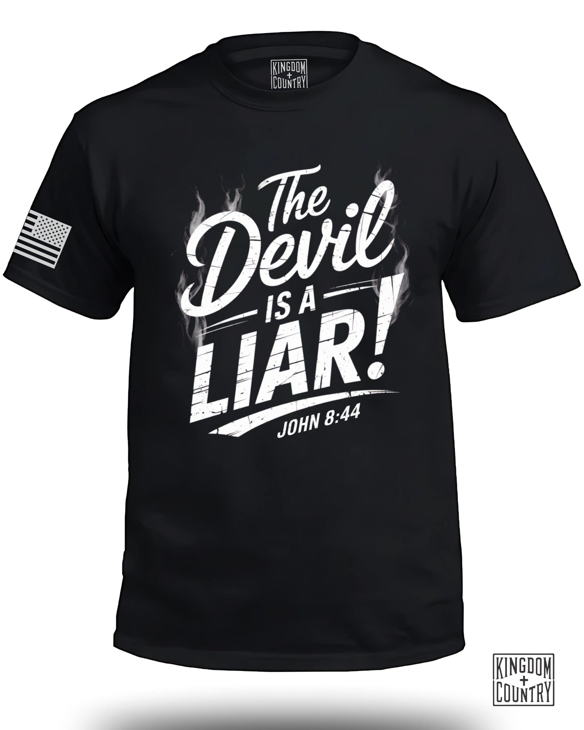 The Devil Is A Liar John 8 44 Graphic T-shirt product