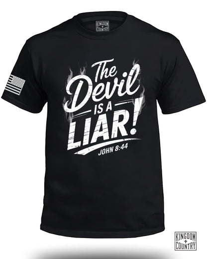 The Devil Is A Liar John 8 44 Graphic T-shirt product