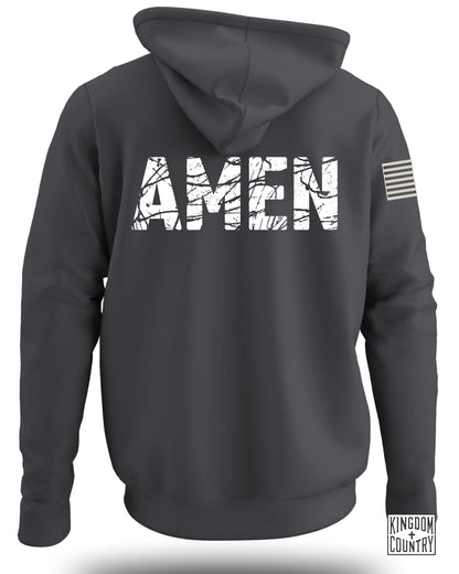 Amen Graphic Hoodie Religious Clothing Product