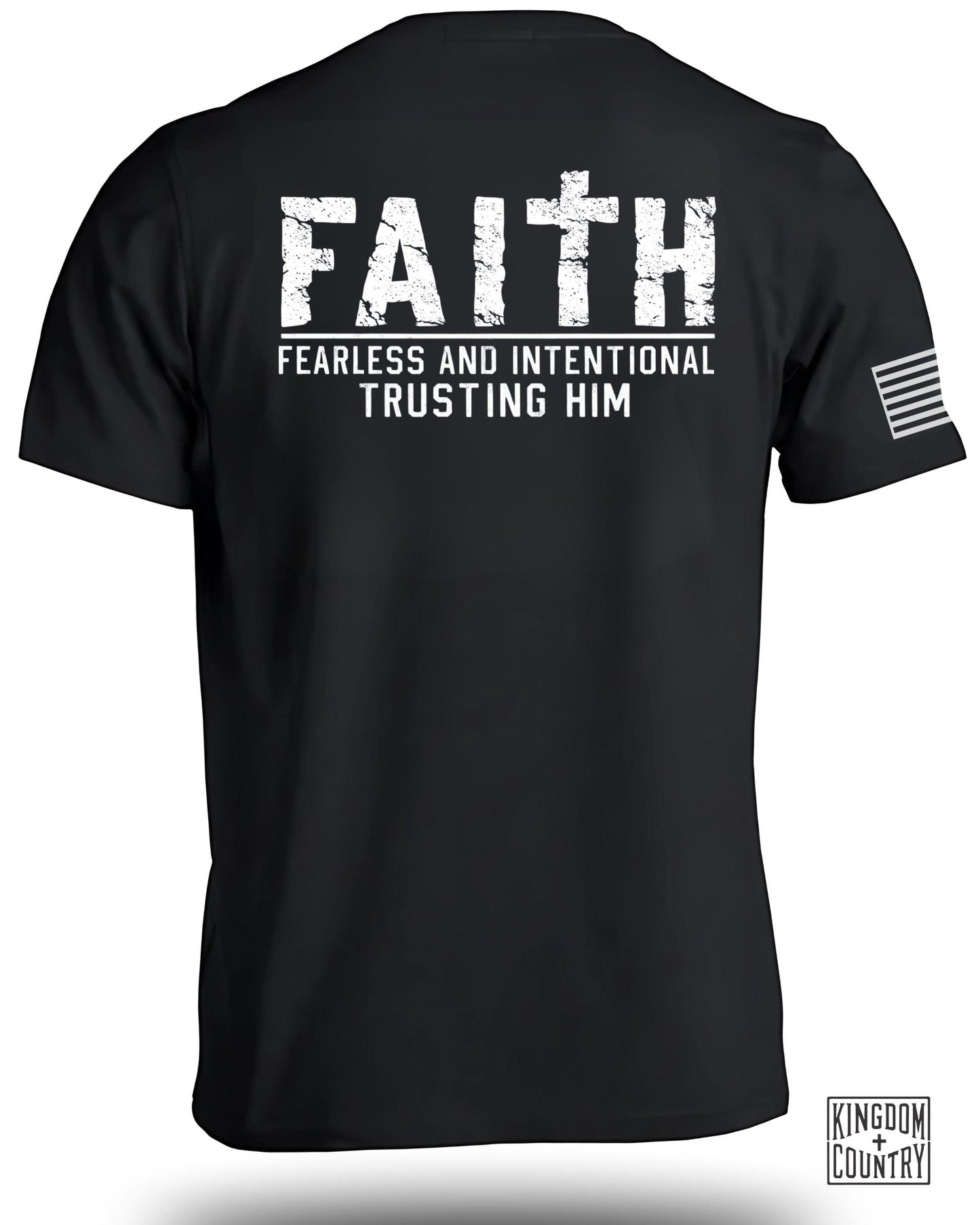 Faith Trusting Him T-shirt Christian Clothing Product