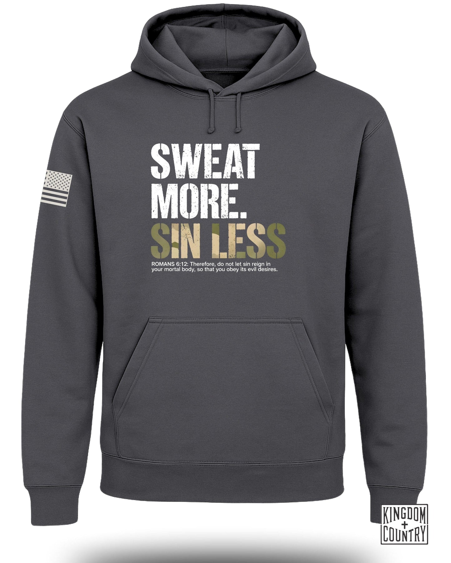 Sweat More Sin Less Religious Hoodie