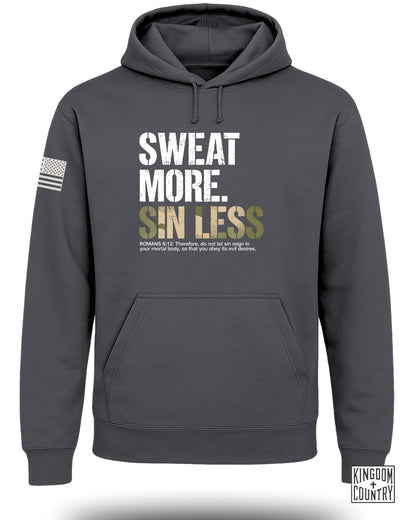 Sweat More Sin Less Religious Hoodie