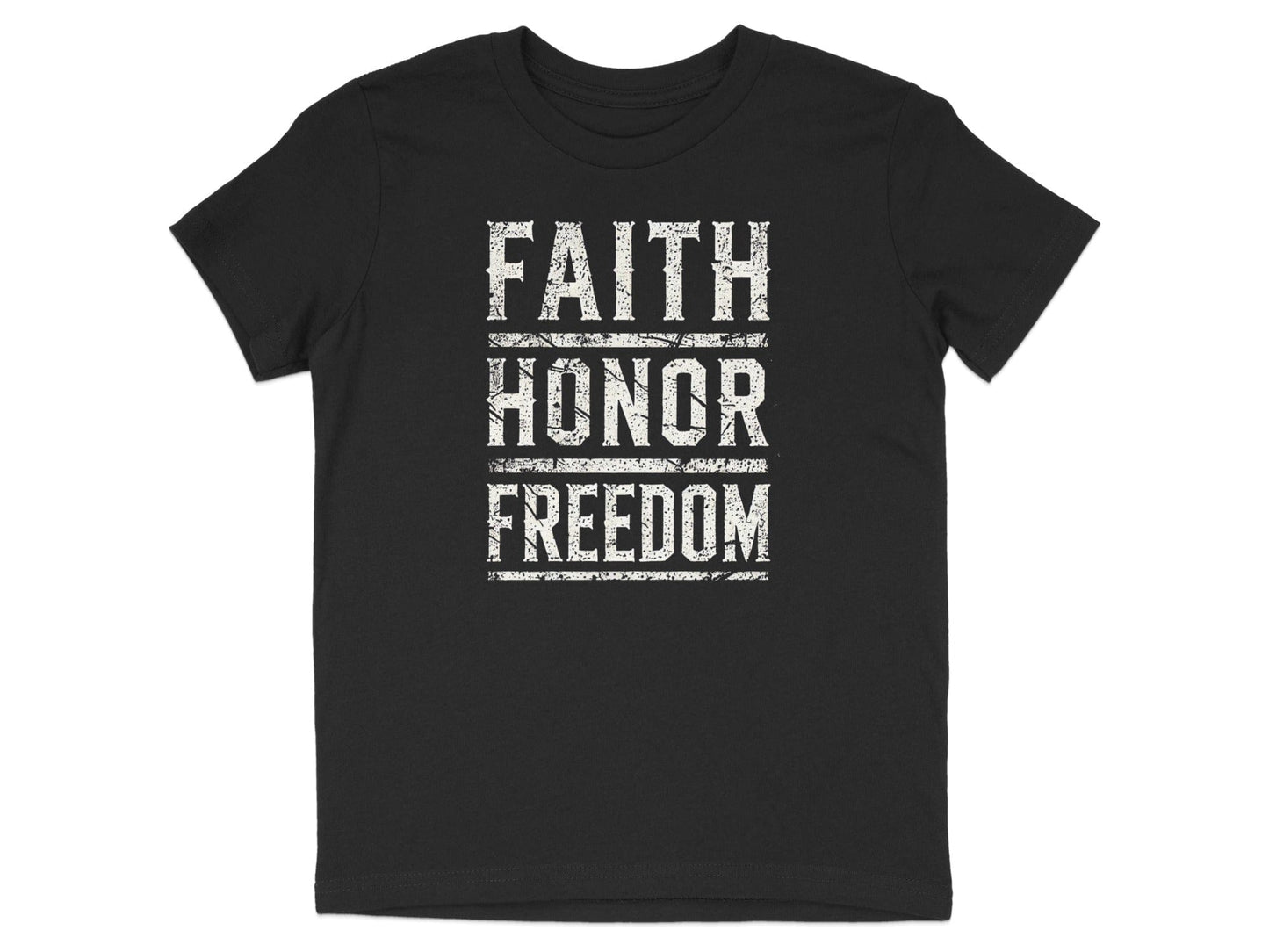 Faith Honor Freedom Graphic Logo T-Shirt