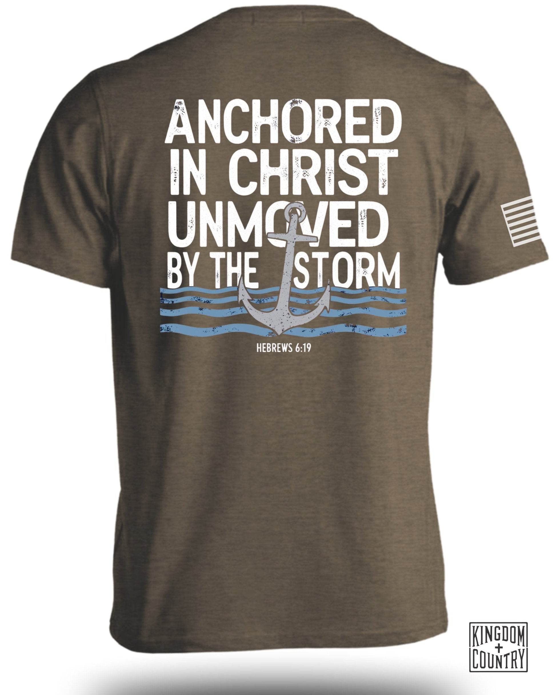 Anchored In Christ Unmoved By The Storm Shirt product type