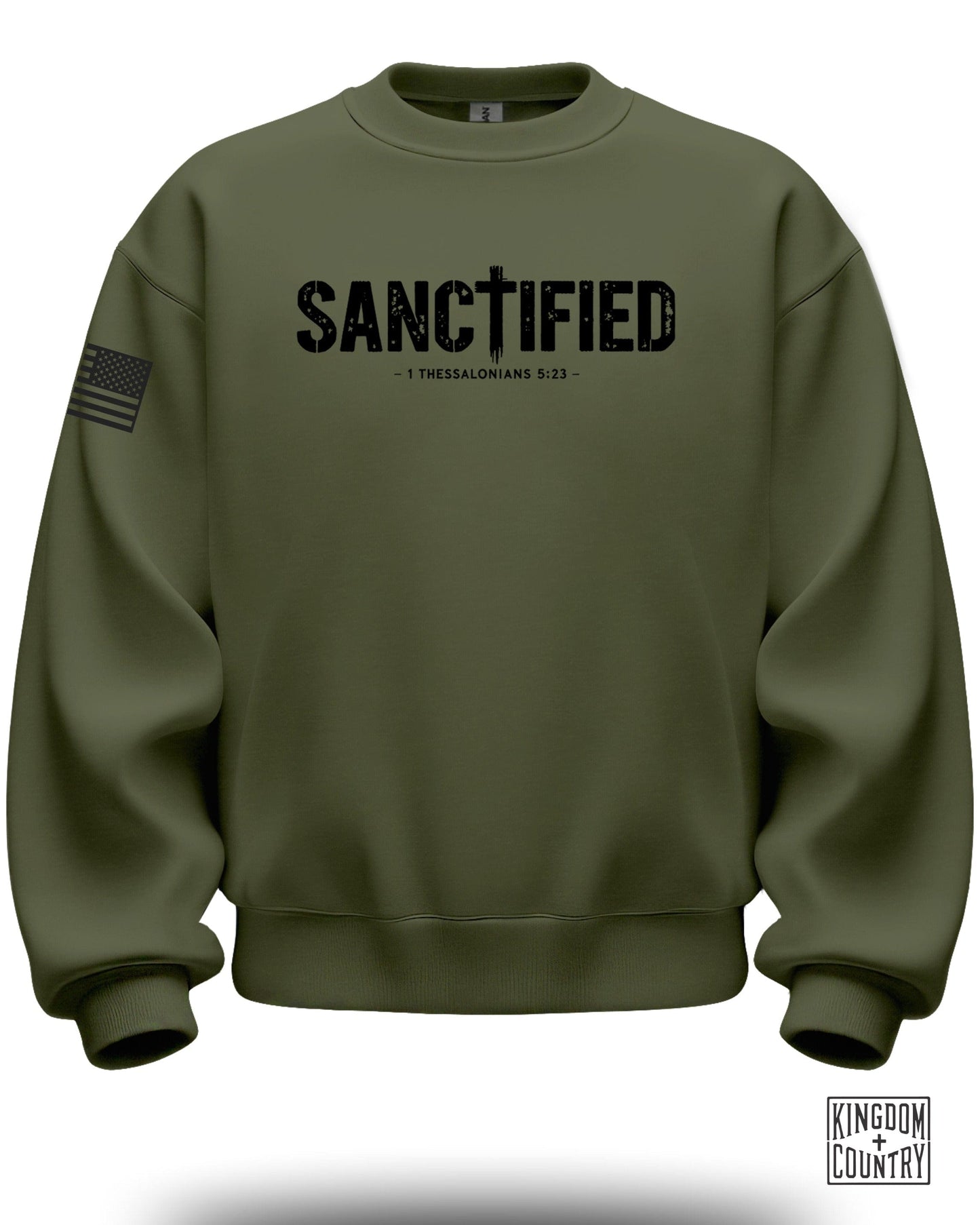 SANCTIFIED 1 THESSALONIANS 5:23 Crewneck Sweatshirt