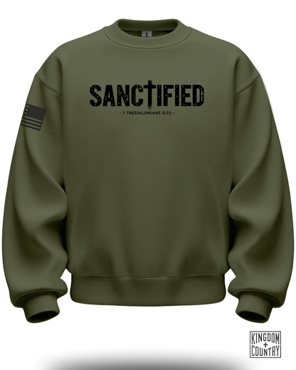 SANCTIFIED 1 THESSALONIANS 5:23 Crewneck Sweatshirt
