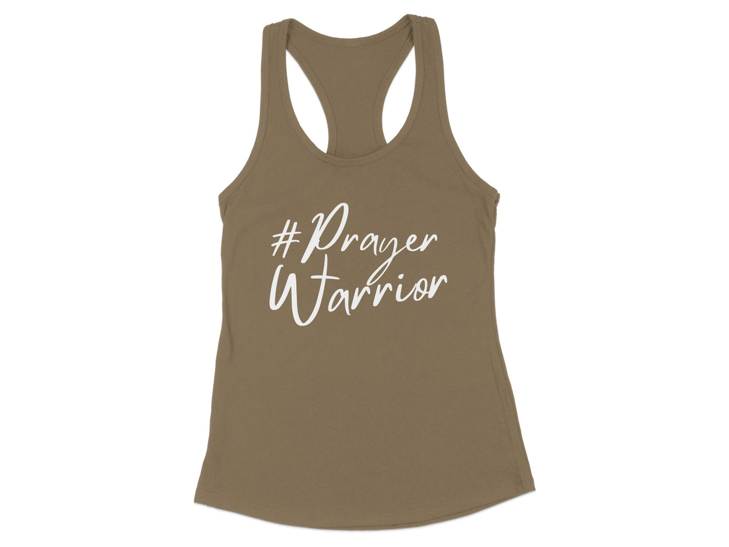 #Prayer Warrior Racerback Tank Top Product