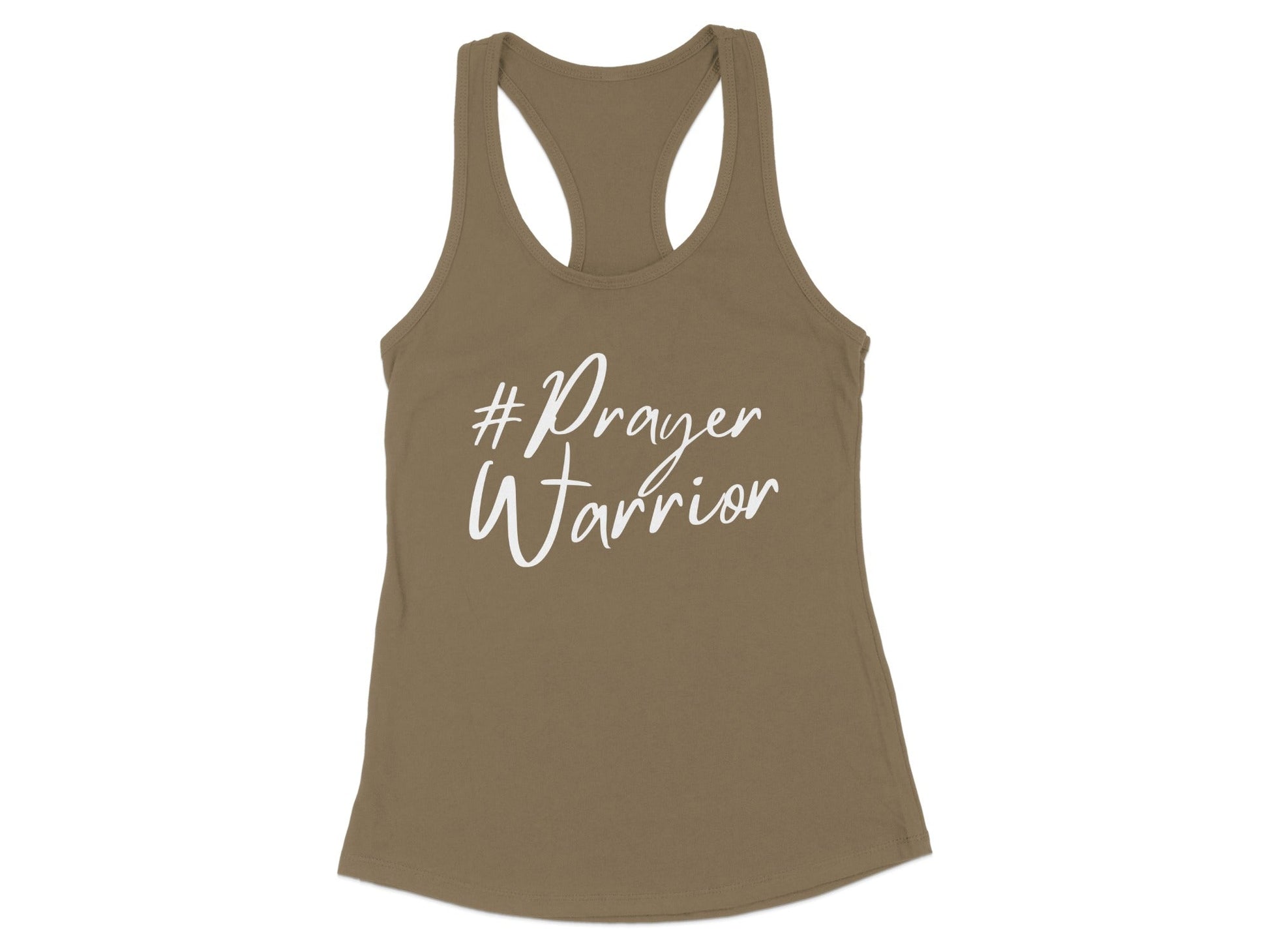 #Prayer Warrior Racerback Tank Top Product