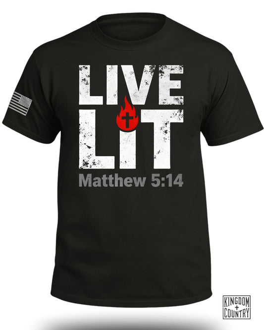 Live Lit Matthew 5:14 Graphic T-Shirt product type