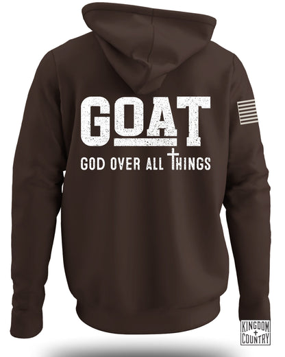 GOAT God Over All Things Inspirational Hoodie product