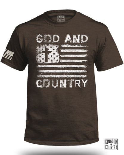 God And Country Standing Proud T-shirt product type