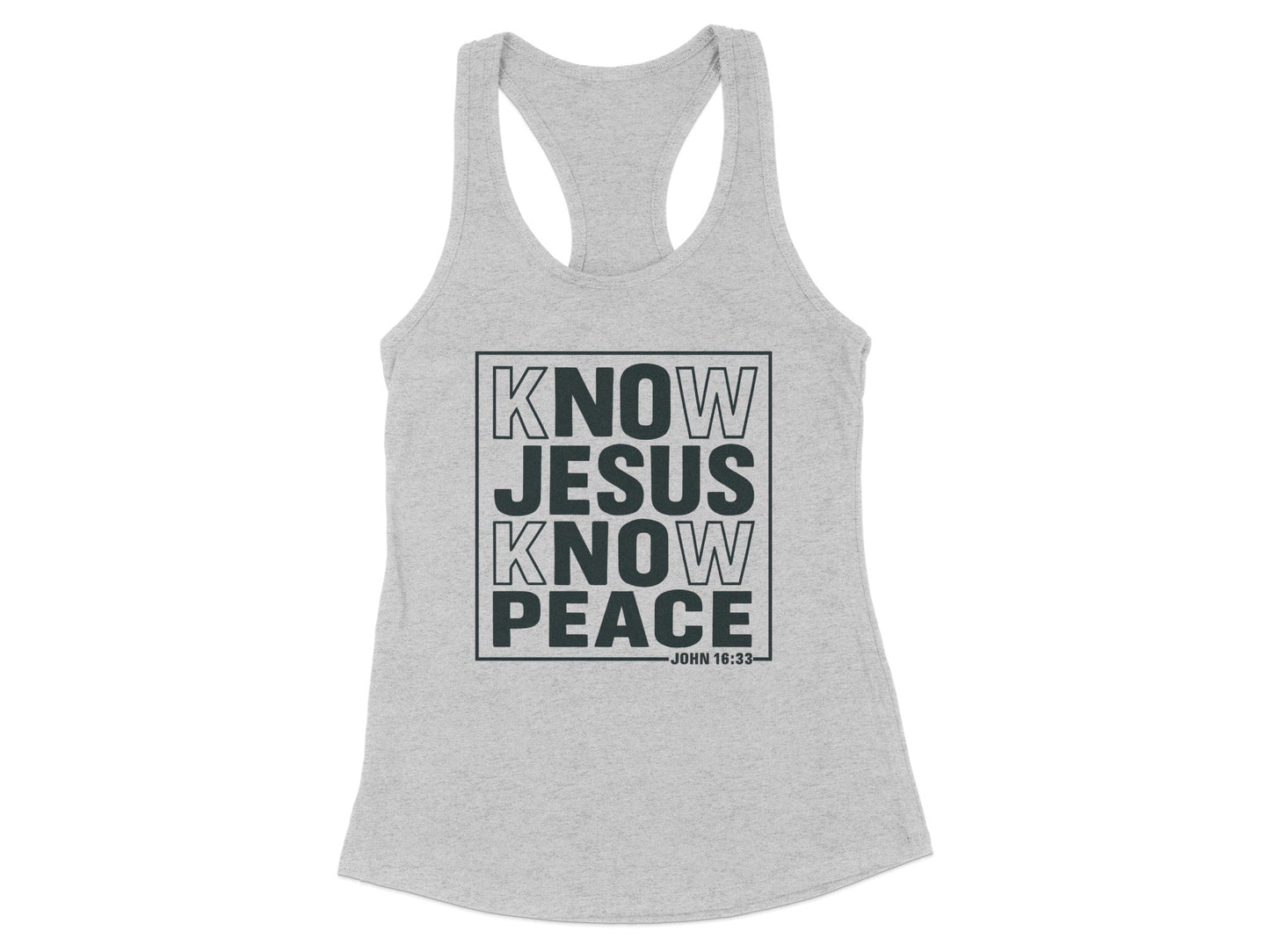 Know Jesus Know Peace John 16:33 Women's Tank Top product